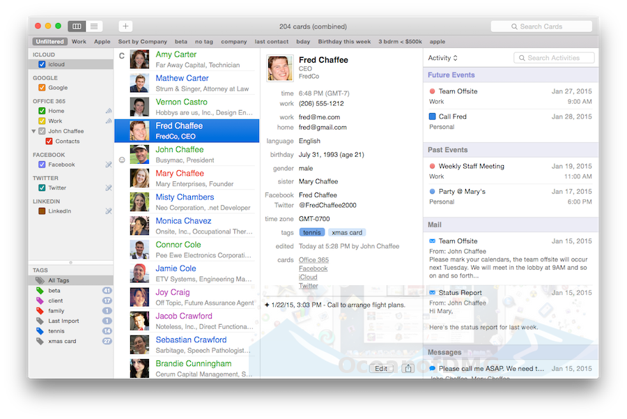 BusyContacts for Mac Direct Link DOwnload