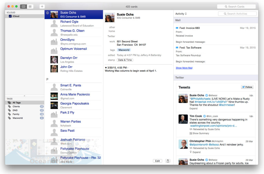 busycontacts itunes