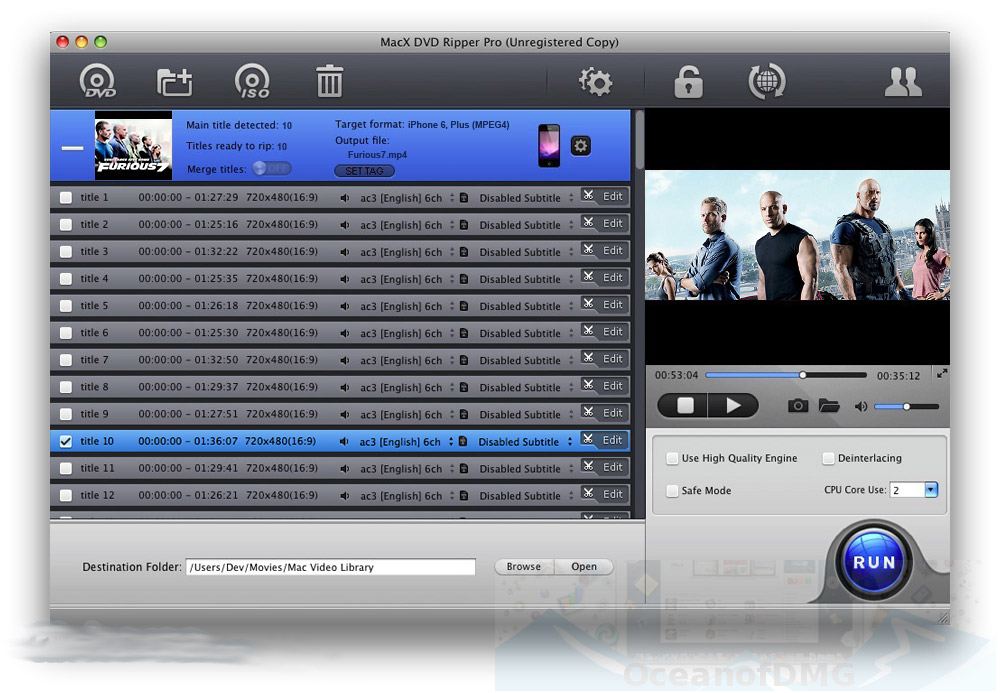 Mac DVDRipper Pro for Mac Offline Installer Download