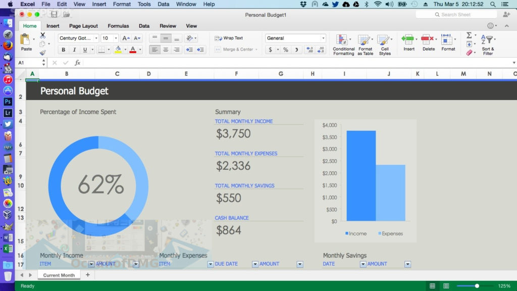 excel for mac uk