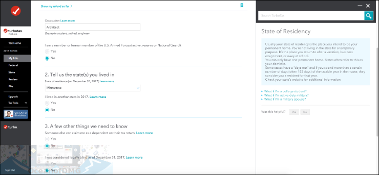 Turbotax 2017 state download