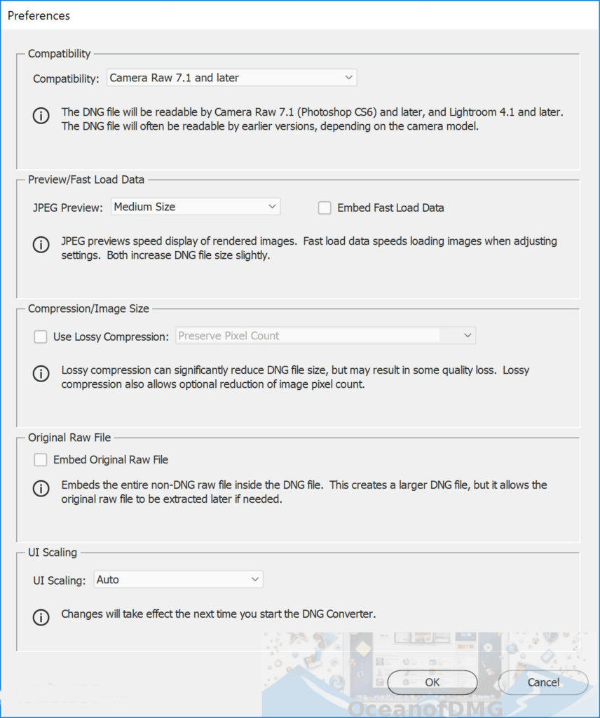 Adobe DNG Converter 10.2 for Mac Offline Installer Download