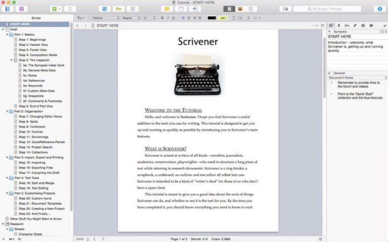 Scrivener 2.8.1.2 download
