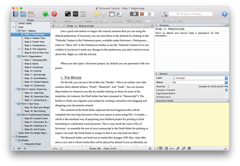 Scrivener for Mac Offline Installer Download