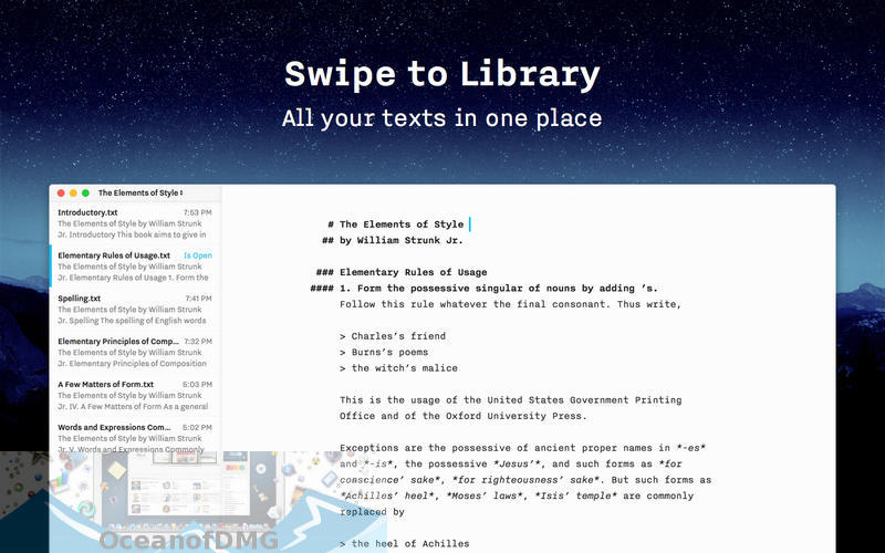 iA Writer for Mac OS X Offline Installer Download-OceanofDMG.com