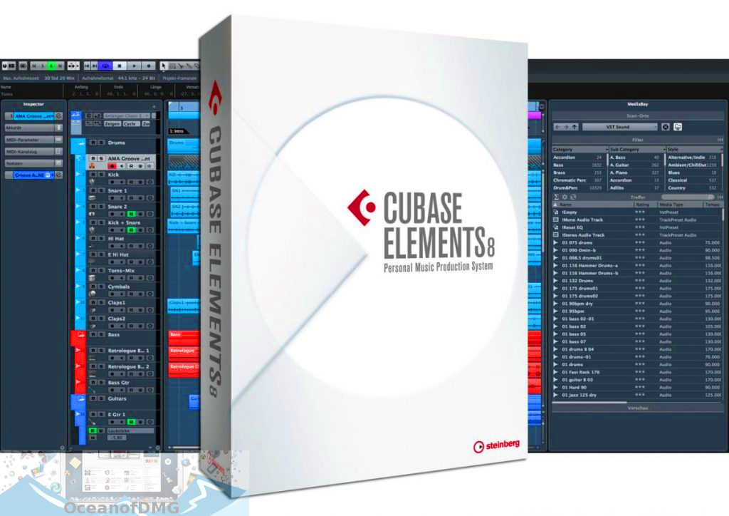 Cubase 8 Elements for Mac Free Download-OceanofDMG.com