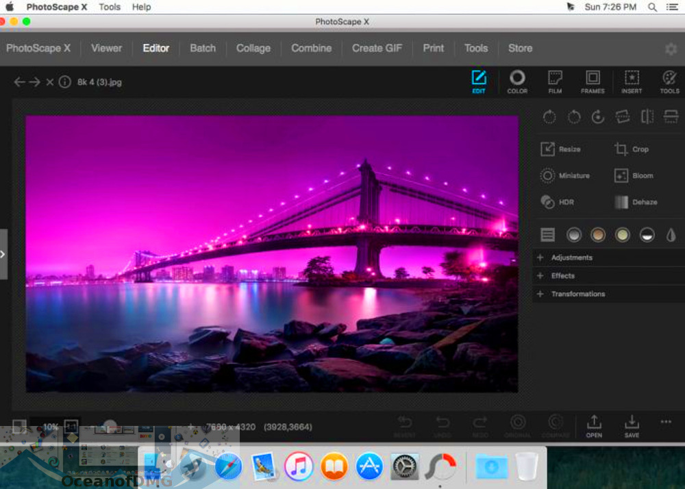 PhotoScape X 2.6 MAC OS X