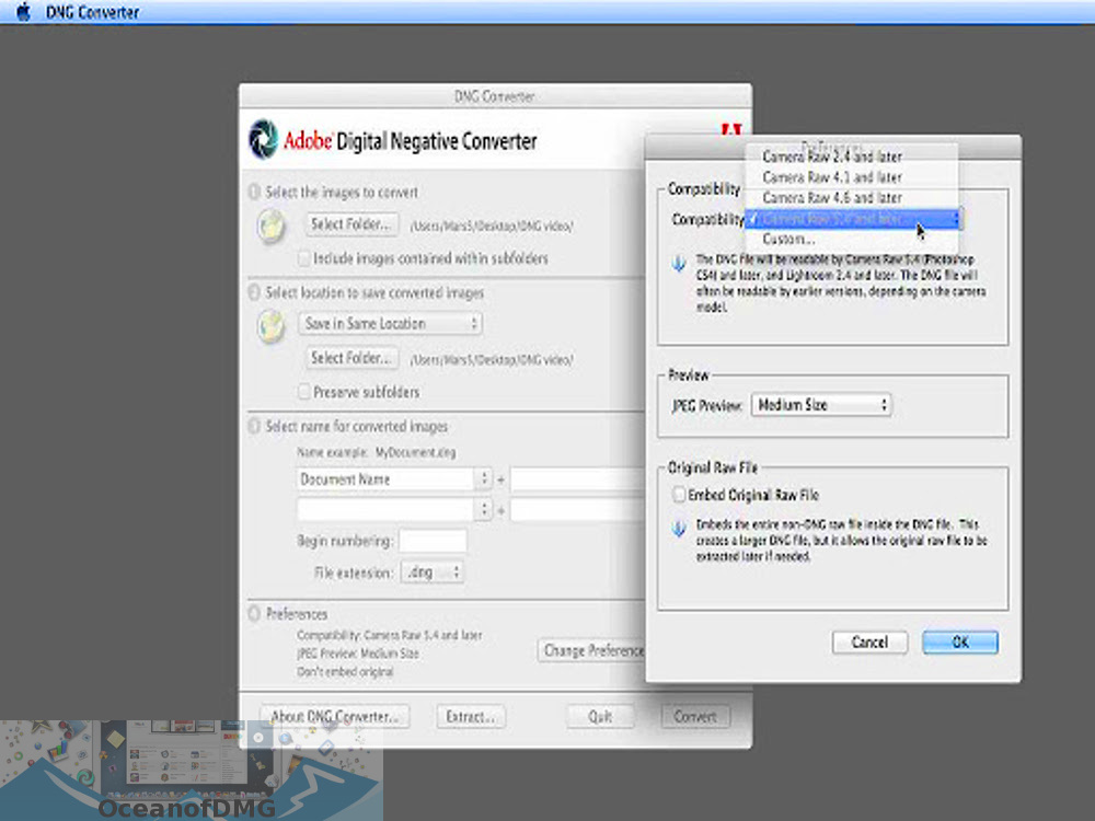 Adobe DNG Converter 2020 for Mac Direct Link Download-OceanofDMG.com