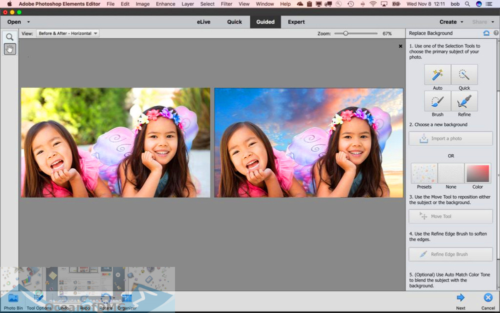 photo editing adobe photoshop elements mac