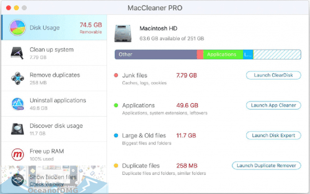 MacCleaner PRO for Mac Direct Link Download-OceanofDMG.com