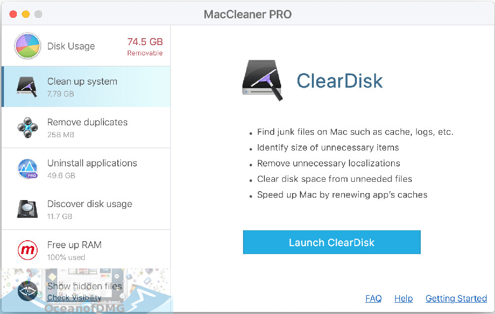 mac cache cleaner app