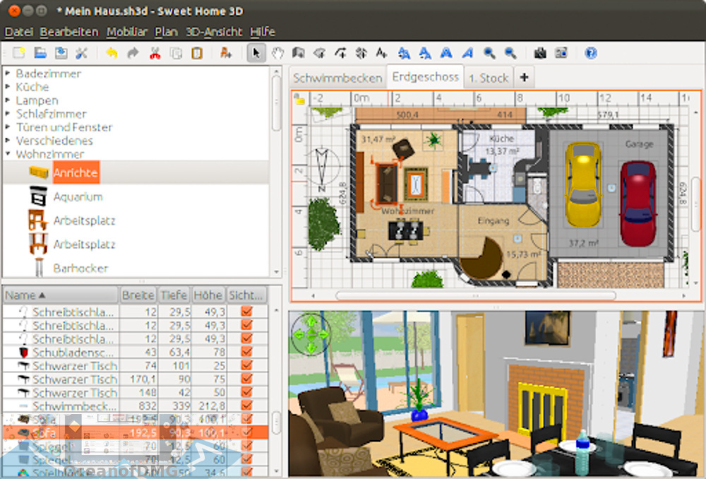 Sweet Home 3D 2020 for Mac Direct Link Download-OceanofDMG.com