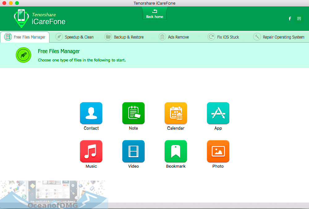 Tenorshare iCareFone 2020 for Mac Latest Version Download-OceanofDMG.com