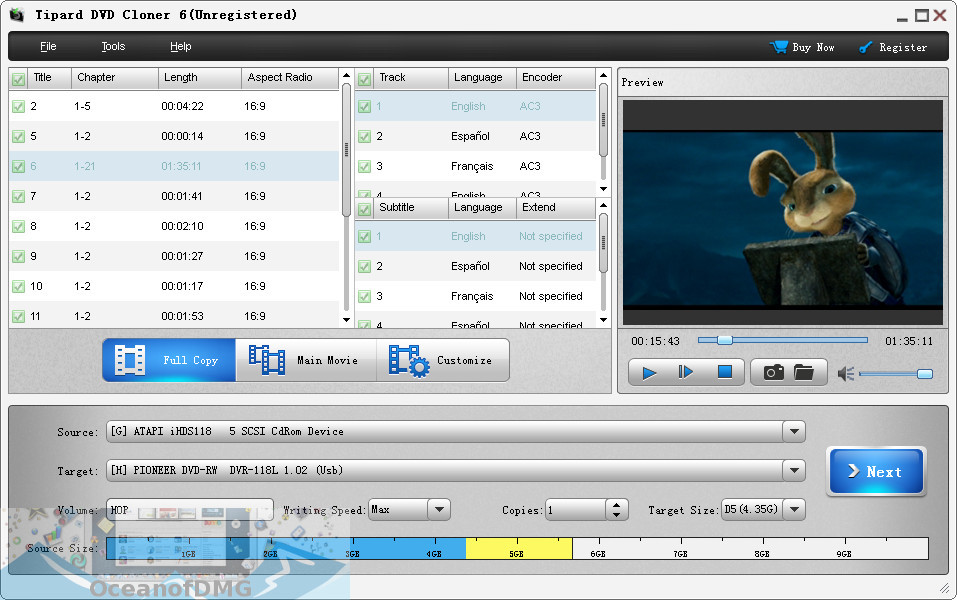 Tipard DVD Cloner for Mac Direct Link Download-OceanofDMG.com