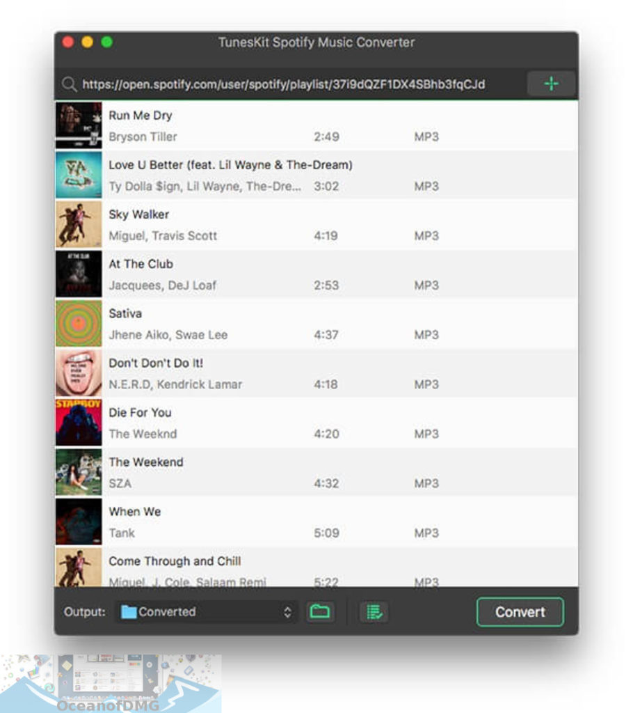 TunesKit Spotify Converter for Mac Latest Version Download-OceanofDMG.com
