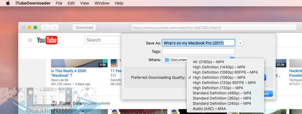 iTubeDownloader for Mac Offline Installer Download-OceanofDMG.com