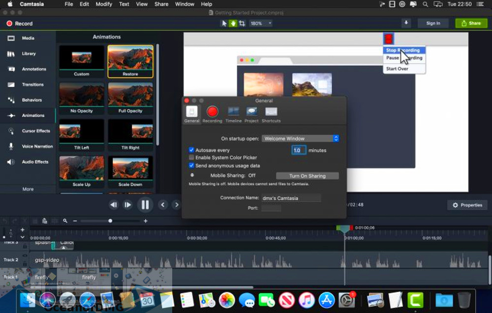Techsmith Camtasia 2021 for Mac Direct Link Download-OceanofDMG.com