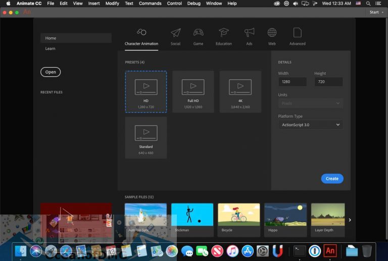 Download Adobe Animate 2021 for MacOSX
