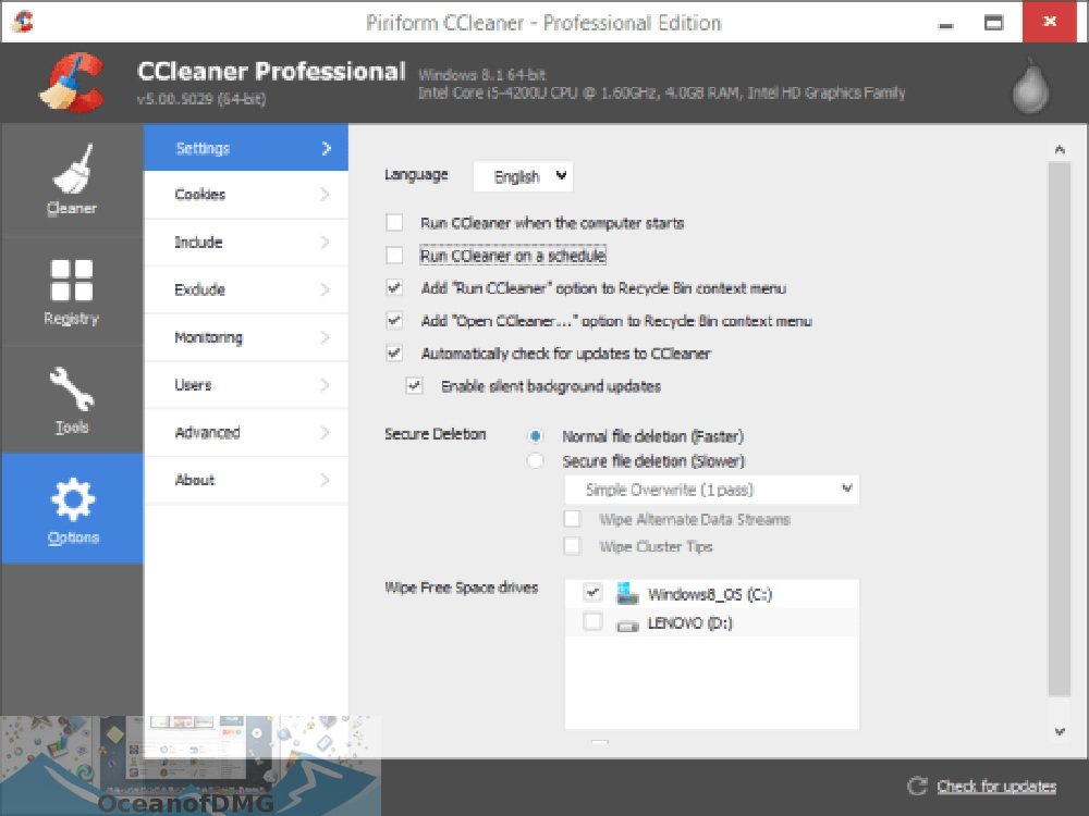 CCleaner Professional 2022 for Mac Latest Version Download-OceanofDMG.com