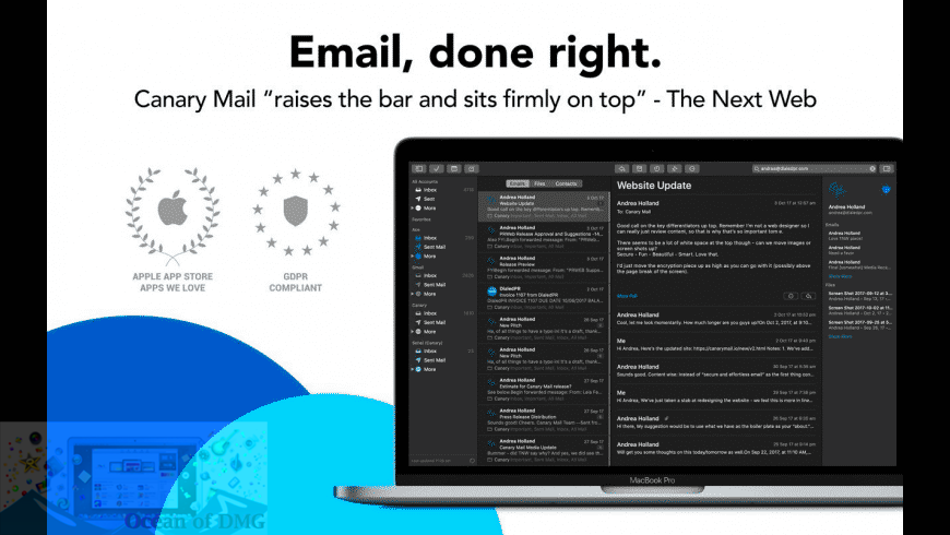 Canary Mail - Encrypted Email for Mac Direct Link Download