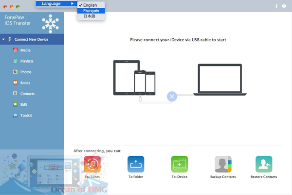 FonePaw iOS Transfer for Mac Latest Version Download