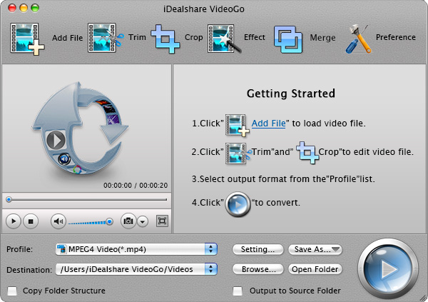 IDealshare VideoGo for Mac Offline Installer Download
