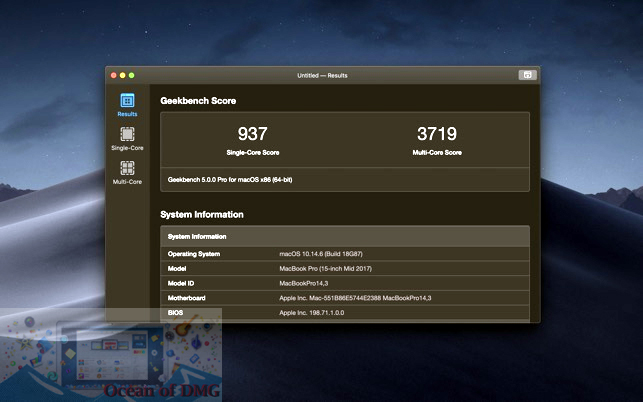Geekbench Pro 2023 for Mac Offline Installer Download