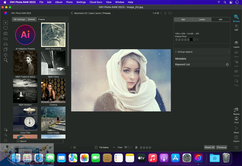 ON1 Photo RAW 2023 for Mac Direct Link Download