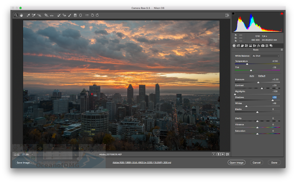 Adobe Camera Raw for Mac OS X Offline Installer Download
