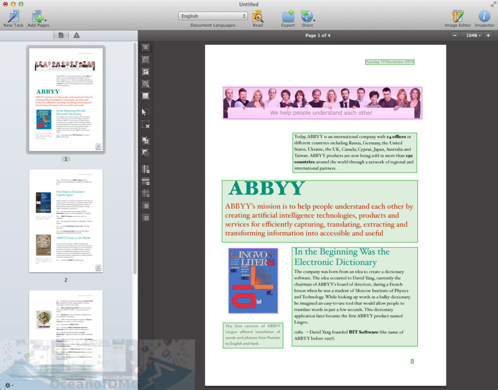 ABBYY FineReader 12.1.11 for Mac Direct Link Download