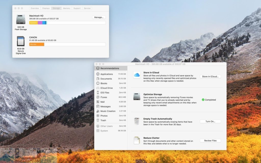 MacOS High Sierra v10.13.6 Offline Installer DOwnload-OceanofDMG.com