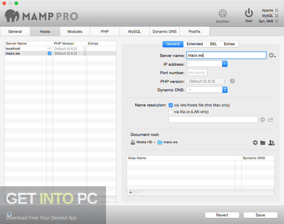 MAMP PRO for Mac Latest Version Download-GetintoPC.com