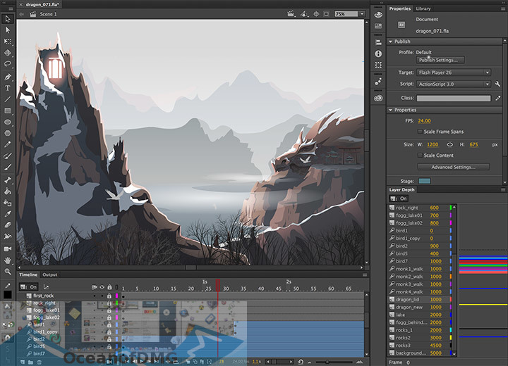 Adobe Animate CC 2019 for Mac DIrect Link Download-OceanofDMG.com