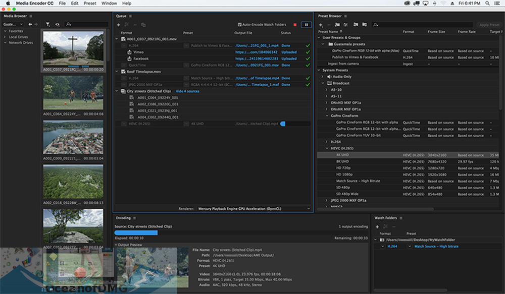 Adobe Media Encoder CC 2019 for Mac Latest Version Download-OceanofDMG.com