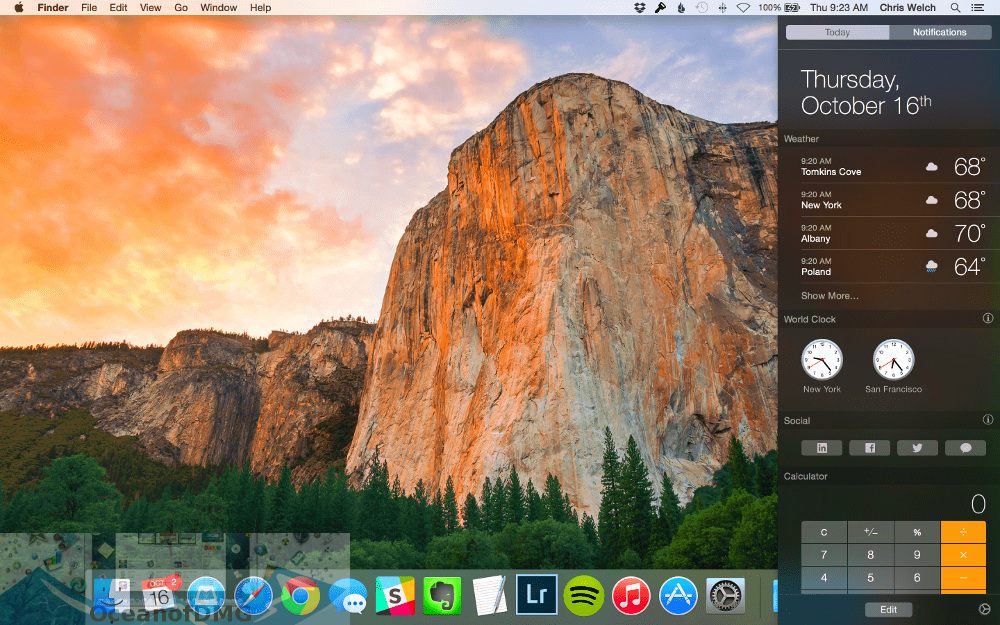 Mac OS X 10. 10. 5 Yosemite Official for Mac Latest Version Download-OceanofDMG.com