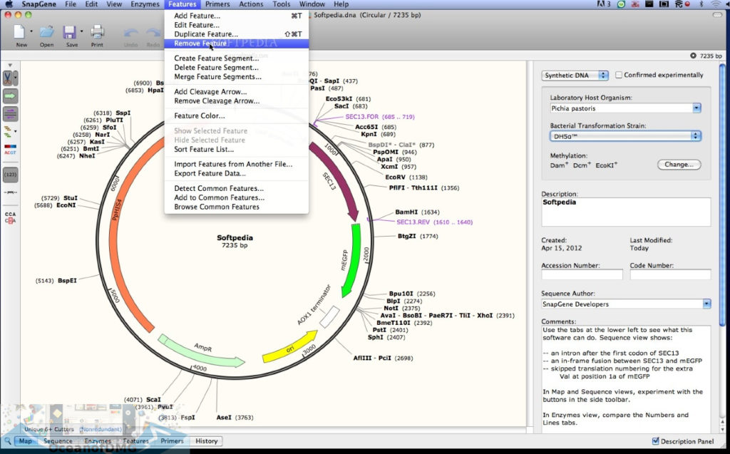 GSL Biotech SnapGene for Mac Latest Version Download-OceanofDMG.com