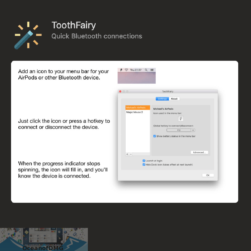 ToothFairy for Mac Offline Installer Download OceanofDMG.com