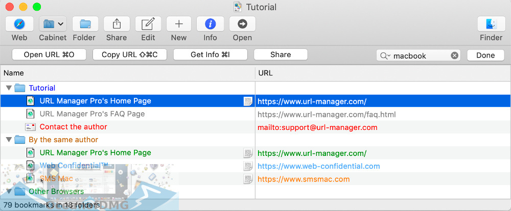 URL Manager Pro for Mac Direct Link Download-OceanofDMG.com