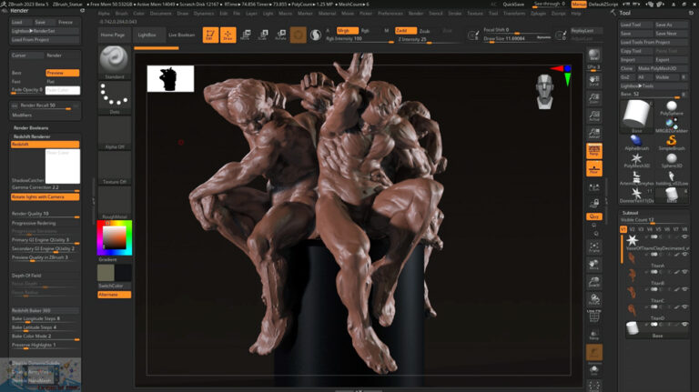Pixologic ZBrush 2023.2.2 instal the new version for iphone